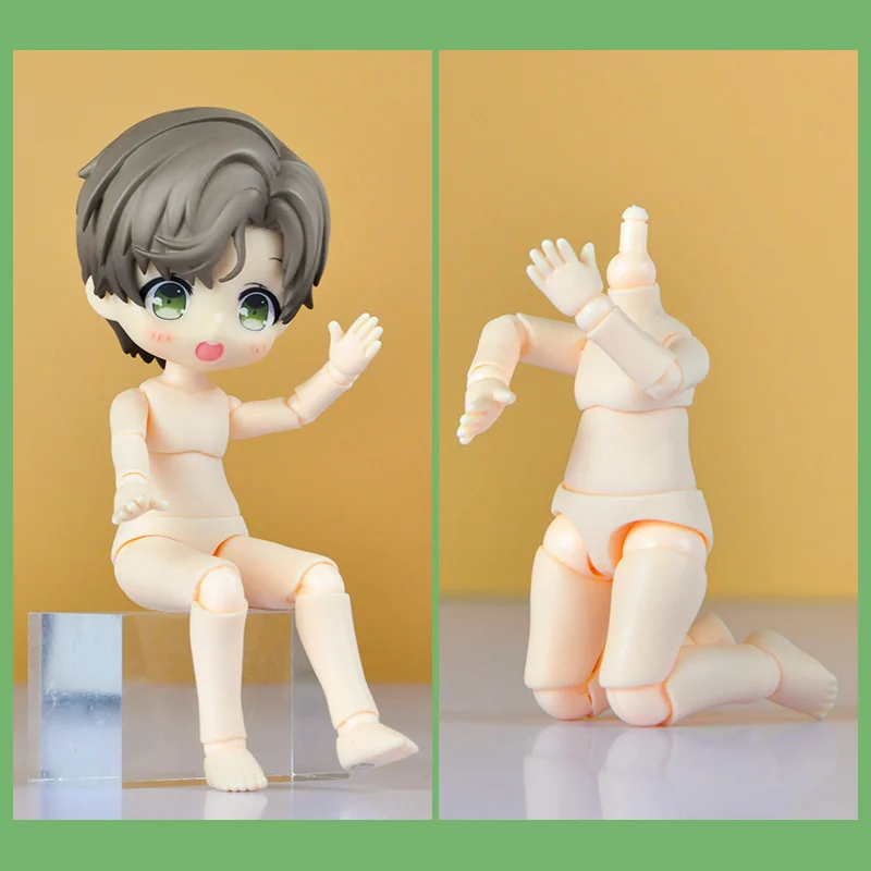 New YMY Body Ob11 Body Movable Joint Doll for GSC, 1/12bjd Body, Obitsu11 Doll Accessories Replacement Hand Chest Boys Girl Toy