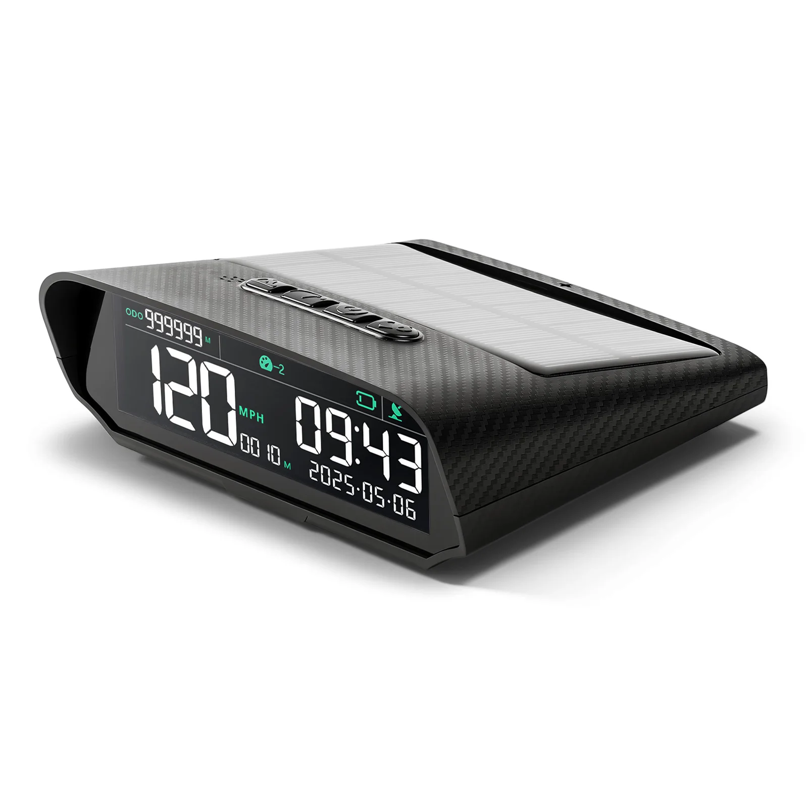 Head-Up Display New Car Meter X100 Solar RPM Odometer with Altitude Overspeed Alarm Windscreen Projector GPS Multifunction X98