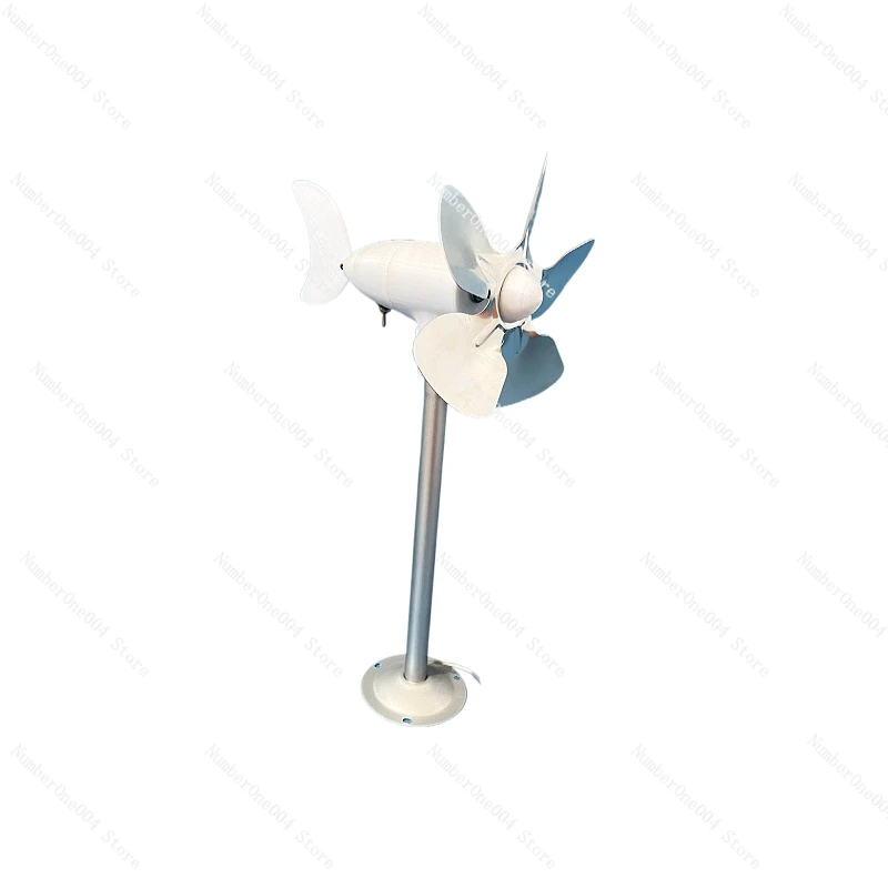 

Miniature Horizontal Model of Wind-Driven Generator Metal Five-Leaf DC Output Breeze Start Automatic Steering