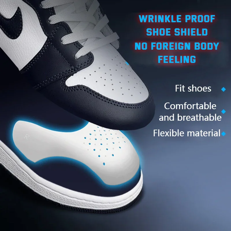Anti Crease Shoe Head Protector for Casual Sneaker Anti Wrinkle Shoe Toe Caps Support Stretcher Expander Shoes Protection 1 Pair