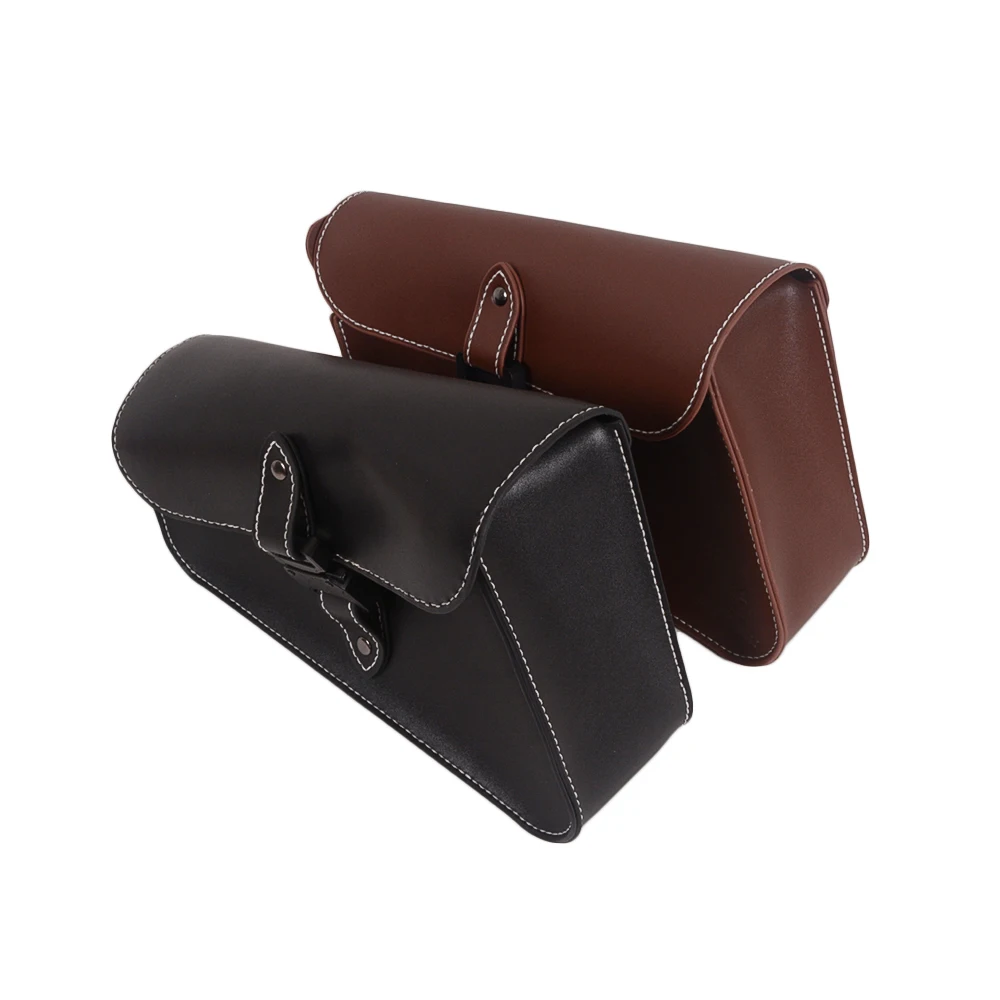 

Cafe Racer Vintage Motorcycle Saddle Bags Leather Swingarm Bag SaddleBags Side Tool Bags Storage For BMW R18 R 18 2020 2021 2022