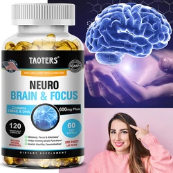 Brain Support Supplement 120 Capsules, Healthy Memory Function, Supports Brain Function, Supports Intelligence, Supports Focus