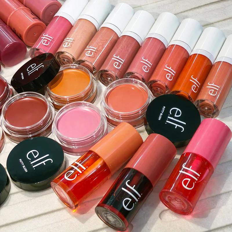 Elf Lip and Cheek Dual-Use Liquid Blush Easy To Color Makeup Long Lasting Moisturizing  Liquid Blusher Cheeky Lychee Dusty Rose