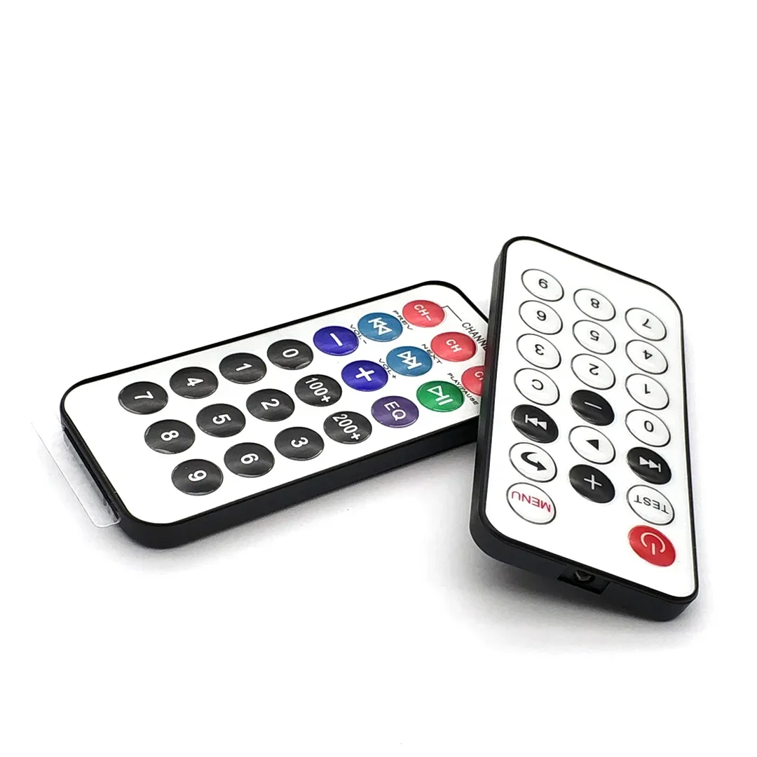 Receptor IR Receptor de audio Bluetooth Control remoto MP3 Control remoto por infrarrojos 17 Control remoto de 2021 teclas (sin baterías)
