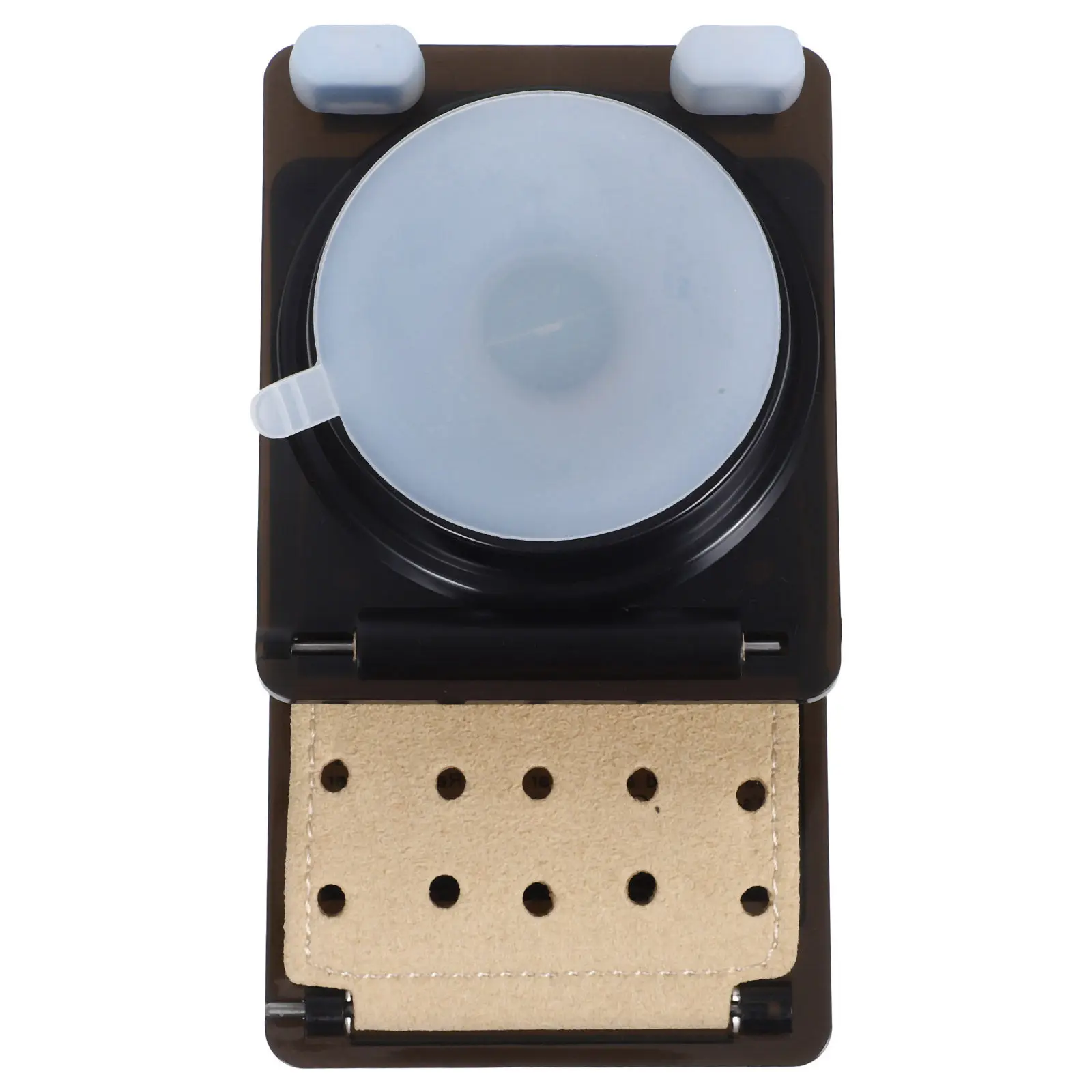 Guitar Foot Pad Acrylic Stable Footrest Stand Suction Cup for Classical Folk Guitar Black Breathable Cushion Comfort Posture