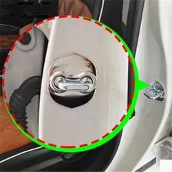 4pcs/set Door lock buckle Protector Cover For Kia K5 FORTE SORENTO VQ Carens Borrego CADENZA SHUMA/Hyundai SantaFe iX45 HB20