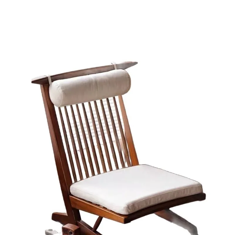 Japanese-style Nakajima solid wood recliner lazy leisure single balcony household high-back sofa George B & B