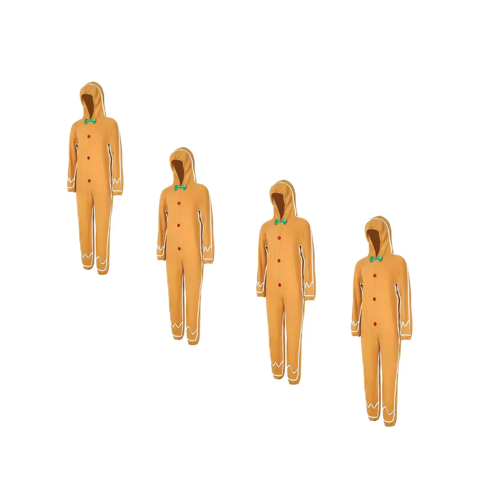 Natal cosplay homem de gengibre traje para festival foto prop role play