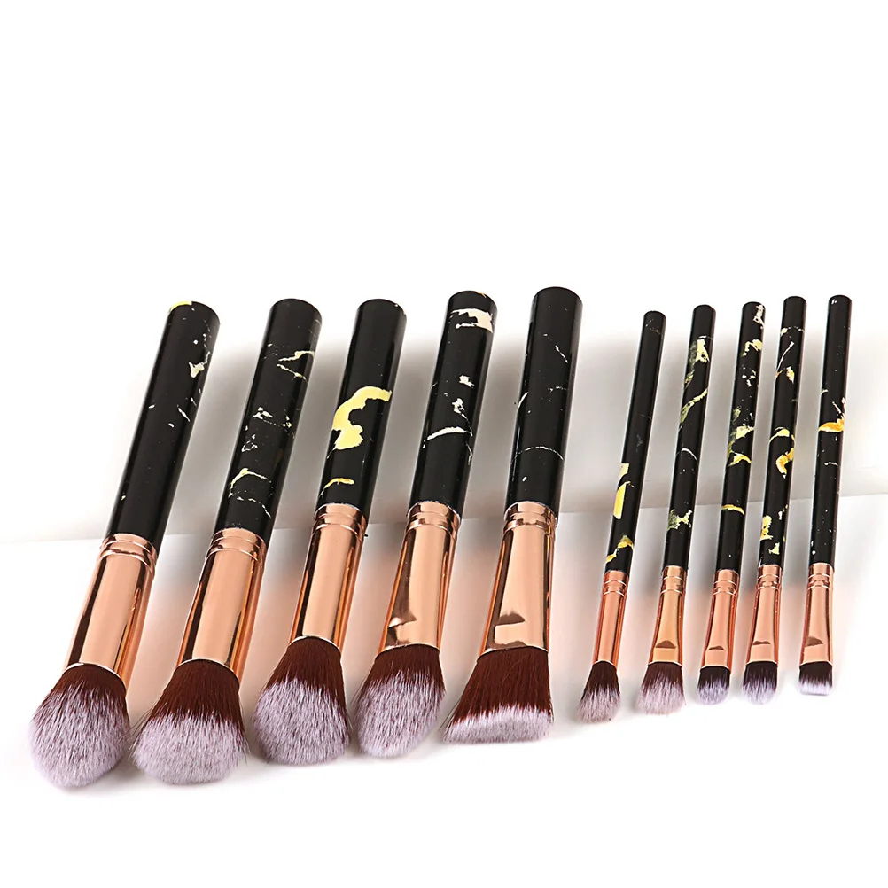 

10pcs Makeup Brush Set Professional Cosmetics Brushes Portable Powder Beauty Tools Women Daily Use Gift Storage Box