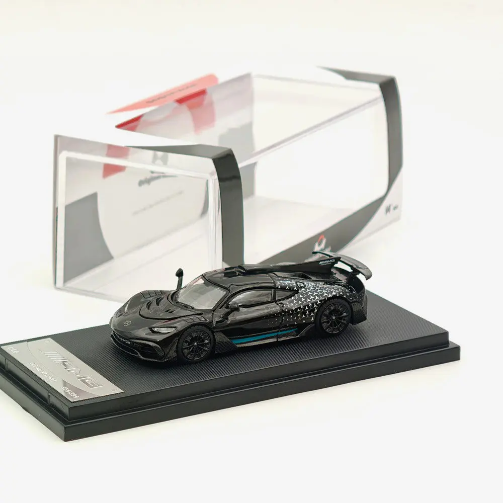Diecast Original Model 1:64 Scale Benz ONE Black Alloy Car Model