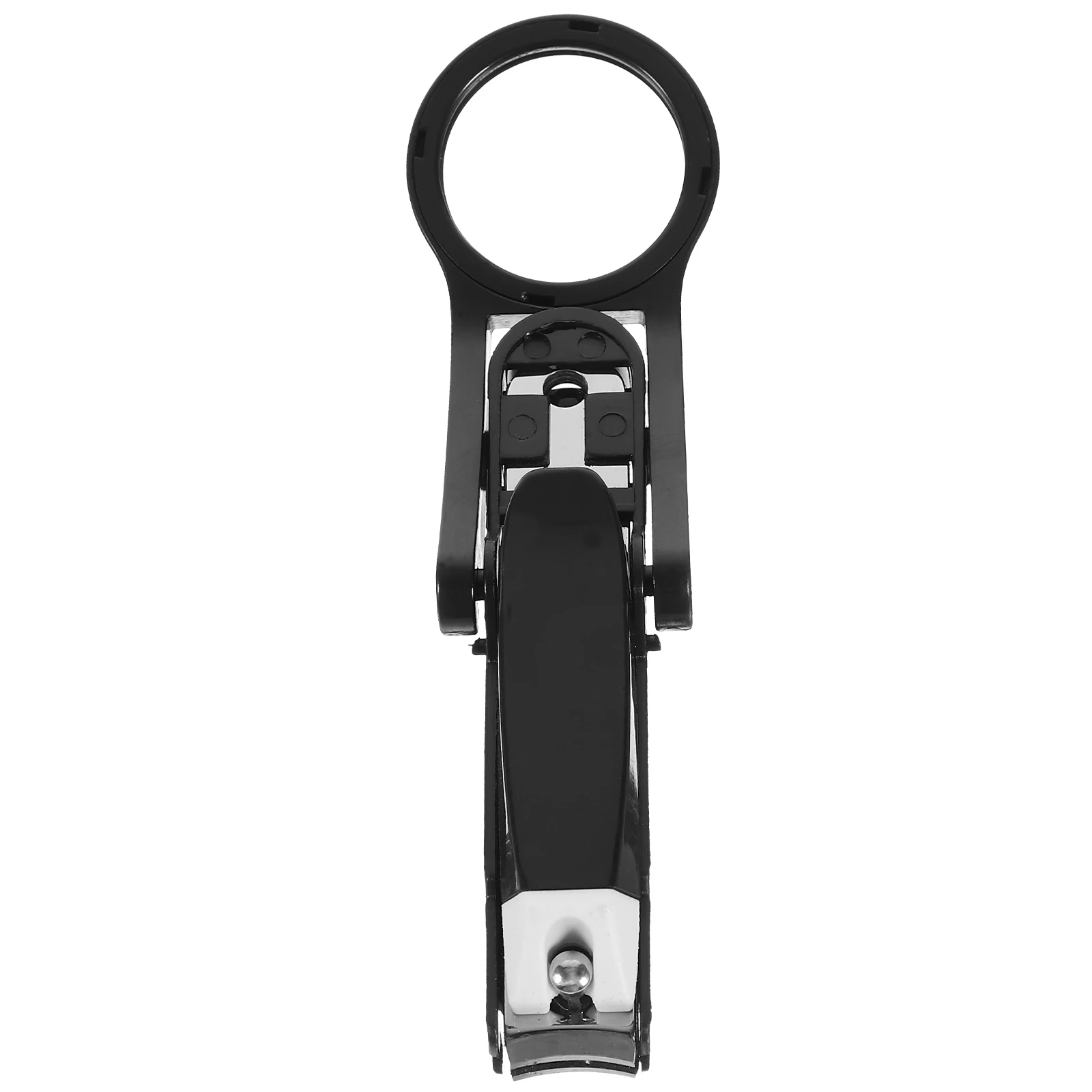 

Folding Long Handle Nail Clippers Magnifying Glass Portable Senior Toe Cutters Non-Slip Grip Adjustable Angle Grooming Tools