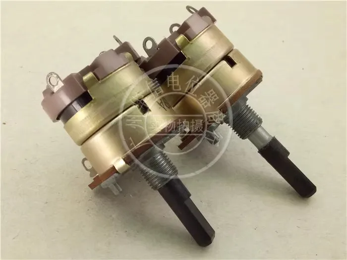 WH19-1-0.25-250K Japanese dual switch single potentiometer, pull switch 5K 10K250K 25F