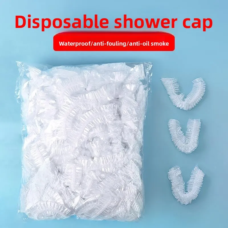 

Disposable Thiened Bath Cap Waterproof Oil Proof Hair Treaent Head Cover for Home Use Kitchen Oil e Protection