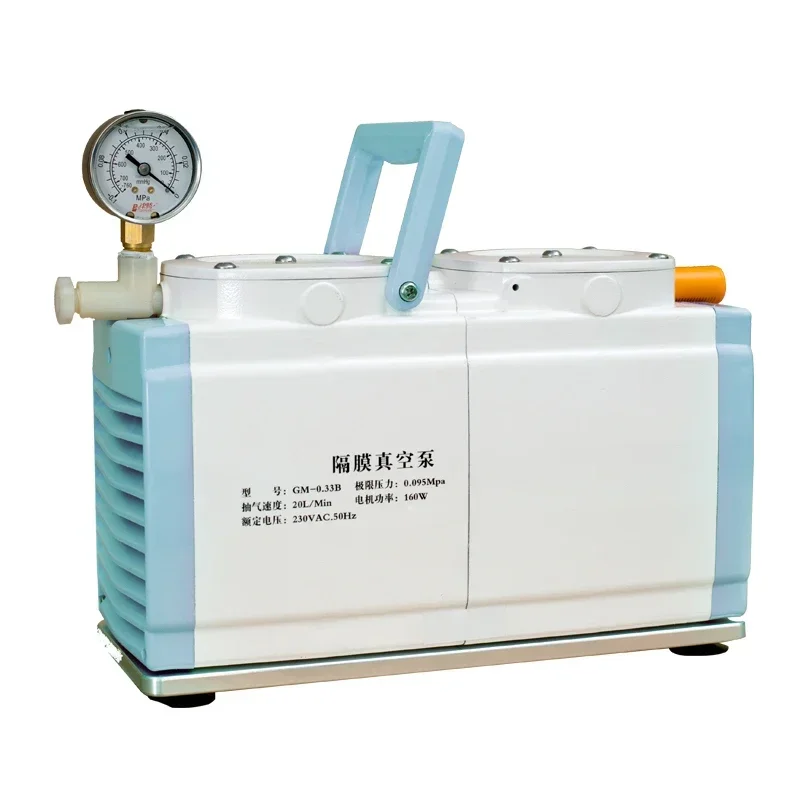 New GM-1.0A/0.5A Diaphragm Vacuum Pump Laboratory Air Extraction Filtration Pump Oil Free Vacuum Pump