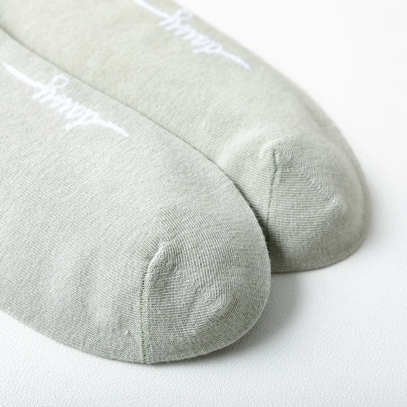 5 Pairs/lot Elegant Funny Cute Cotton Girls Vintage Flowers Short Female Low Cut Ankle Green Leaves Socks Summer Spring Women