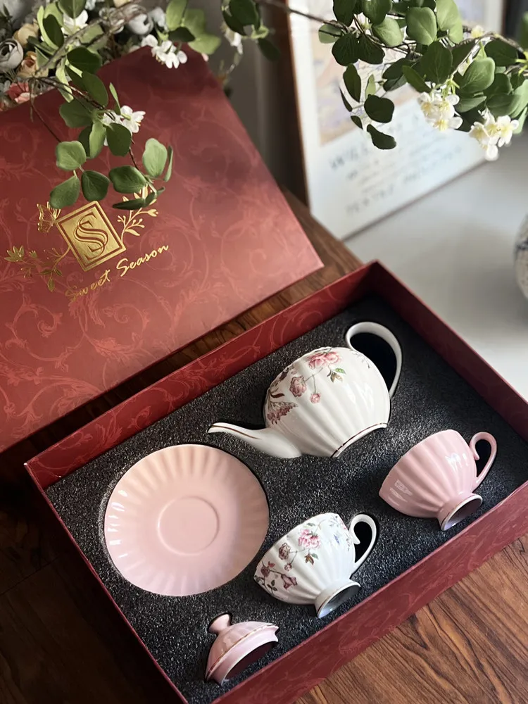 Coffee Cup Set Simple European Style Afternoon Tea Mugs Household Gift Wholesale