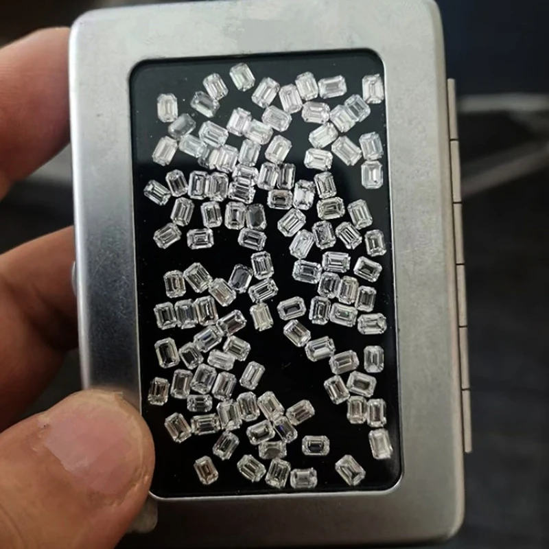 Messi Schmuck 0,9mm-3,0mm 1ct CVD Melee Laborgezüchtete Diamanten DEF VVS-VS Runder Brillantschliff Kleine Diamanten Großhandel – Detail 8