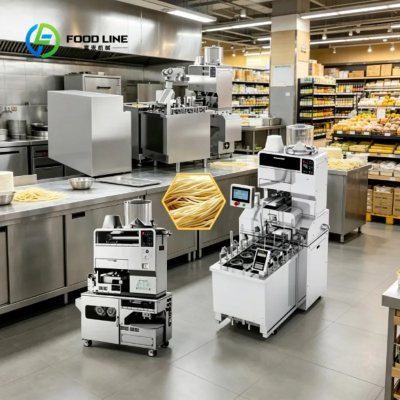 Automatic Noodle Production Line Commercial Full Automatic Noodle Maker Machine for Food Factory and Processing