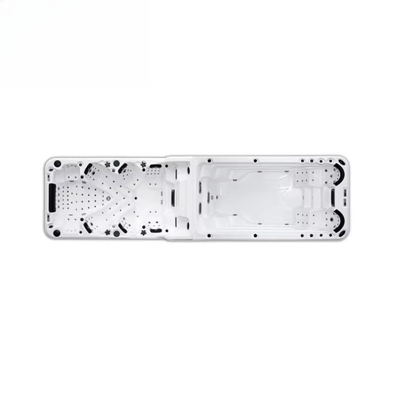 2026 Hot Sale FL Customized Massage Spa Jets Tub Rectangular Acrylic Popular Balboa Outdoor Adult Swimming Pool