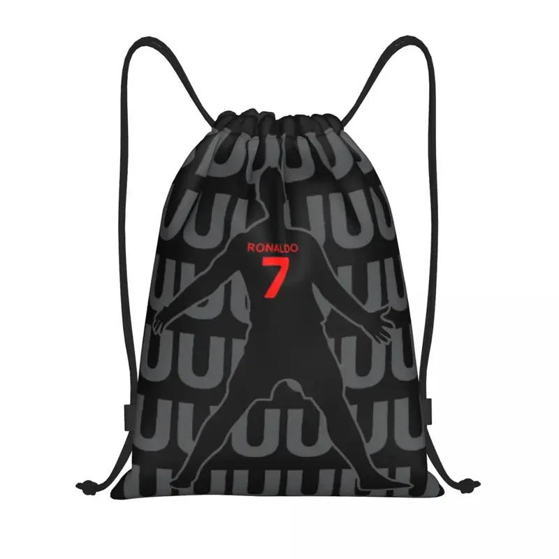 

7 Ronaldo drawstring bags backpack gym sackpack fans gifts string bag for exercising hiking