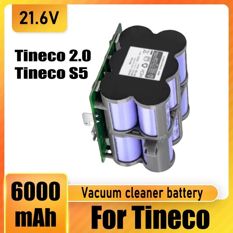 For TINECO S5 Tineco 2.0 vacuum cleaner battery replacement, 21.6V lithium-ion battery with strong endurance