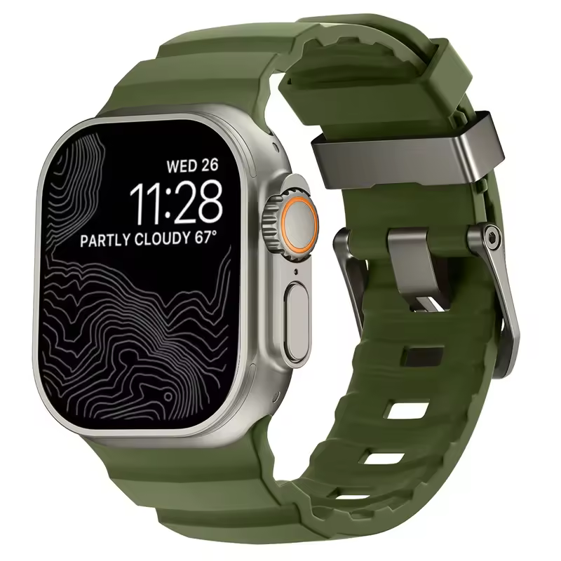 Trail Silicone Band for Apple Watch Ultra 3 2 49mm Strap 46mm 45mm 44mm Sport Bracelet for iWatch Series 11 10 Ultra 9 8 7 6 SE3 - Image 13