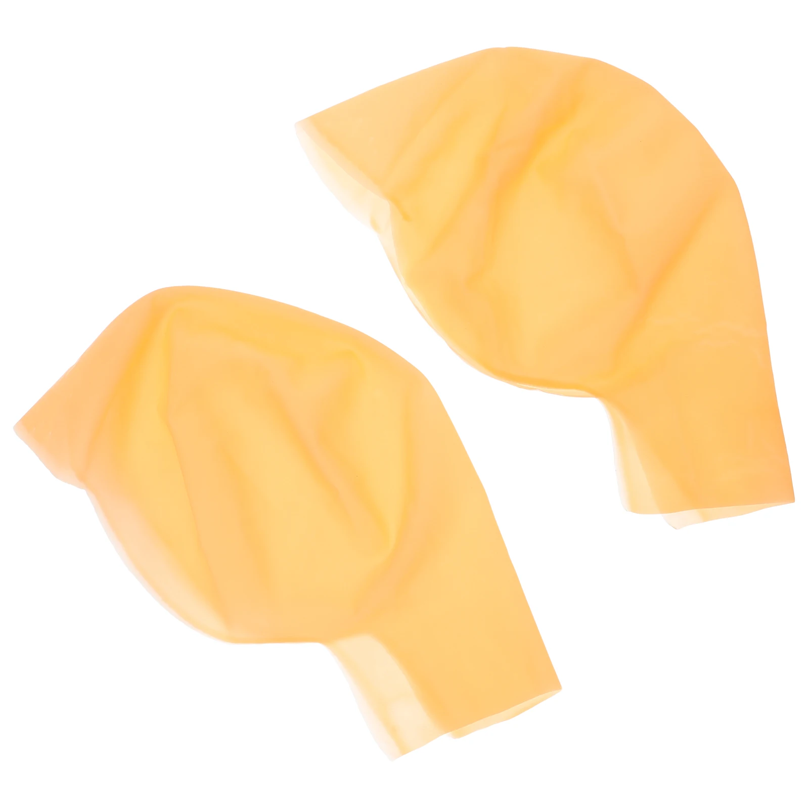 

2 Pcs Children's Heads Cosplay Hat Bald Boys Girl Has Cap for Man Kids Caps Makeup Costume Clothing Miss