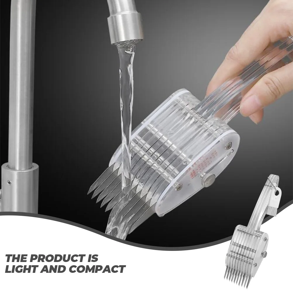 

Kitchen Knives 3mm Squid Calamari Shaping Device Cuttlefish Kidney Slicer Tools Practical Lightweight Portable