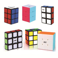 QiYi MoFangGe 1x2x3 1x3x3 2x2x3  2x3x3  Magic Speed Cube Puzzle Cubes Professional Puzzles Magic123 133 223 233 Square Anti stre