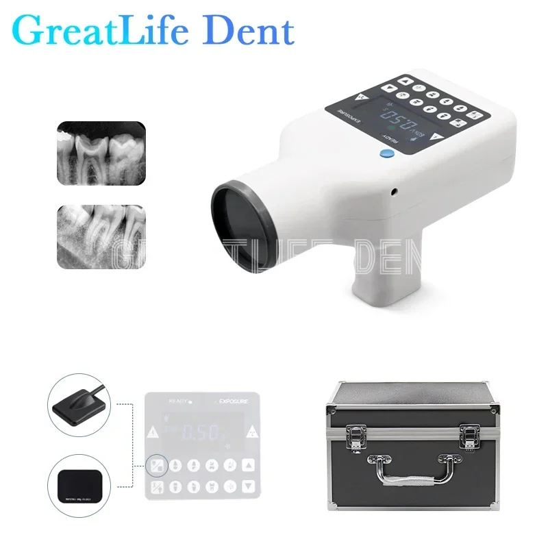 GreatLfie Dent Original 211-X-ray Hyperlight Ai Mini Style Dental Portable X Ray Camera Sensor Dental Film Image