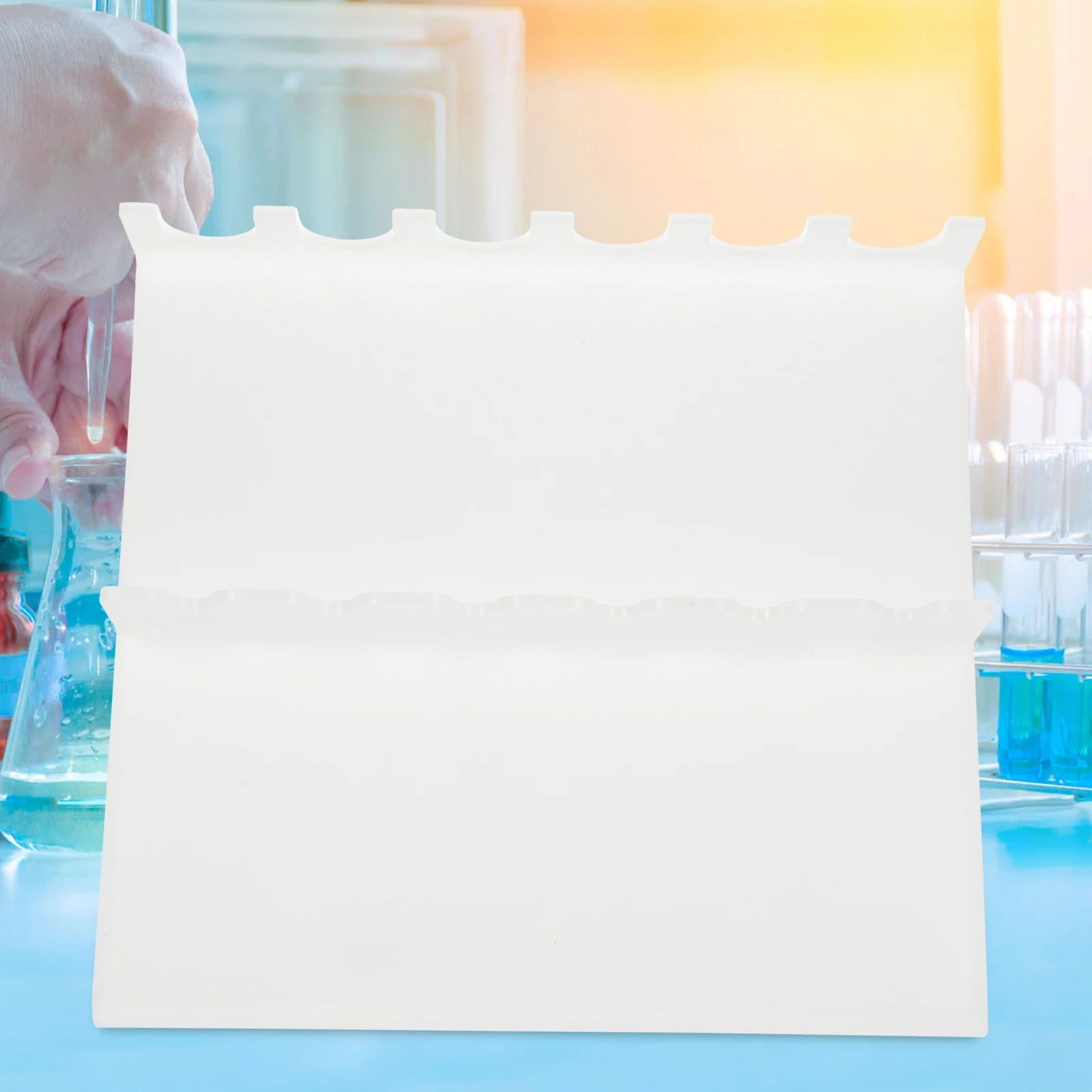 Plastic Pipette Stand Portable Linear Pipette Holder for Organized and Efficient Lab Sampling Laboratory Tools