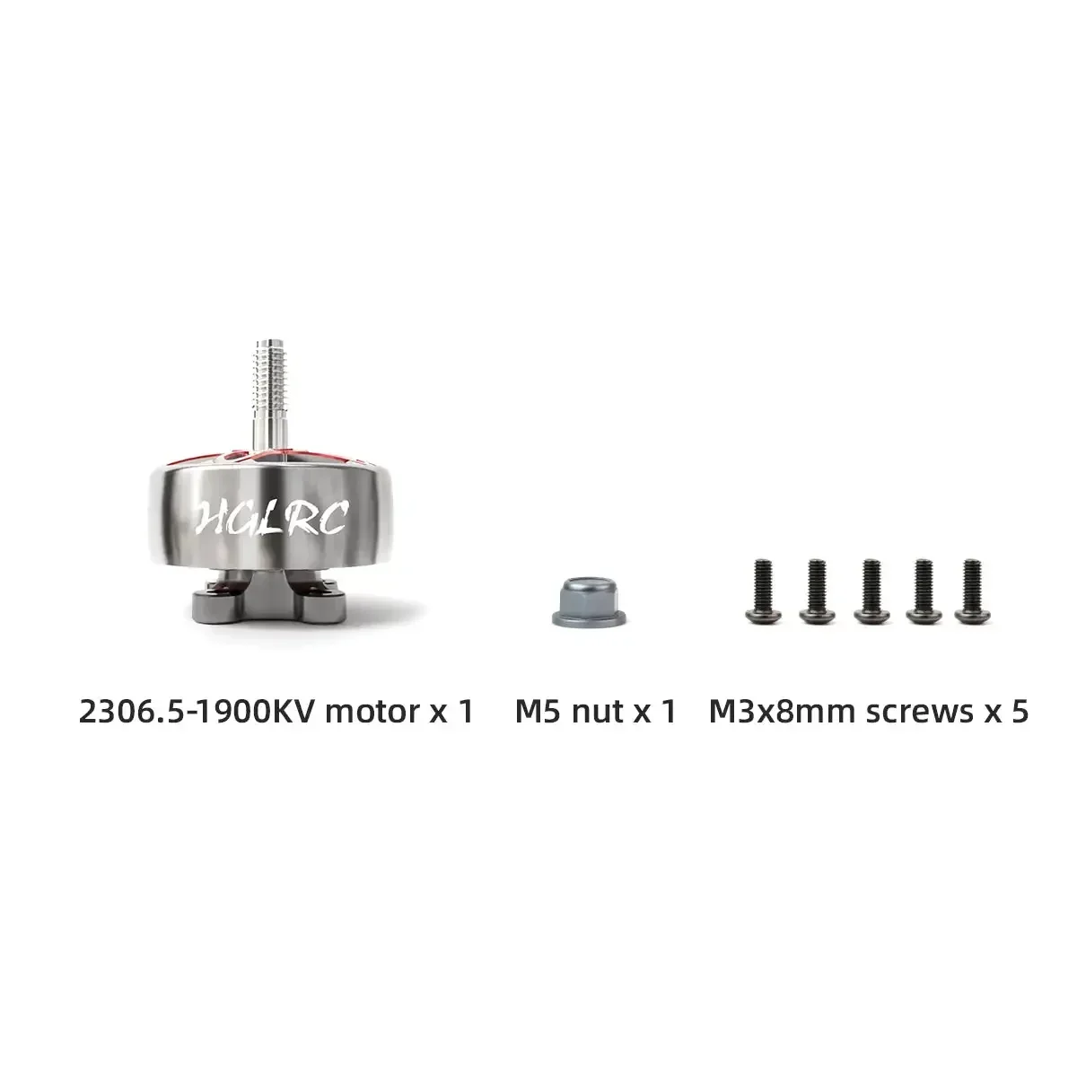 

4PCS HGLRC SPECTER 2306.5 1900KV 6S Brushless Motor