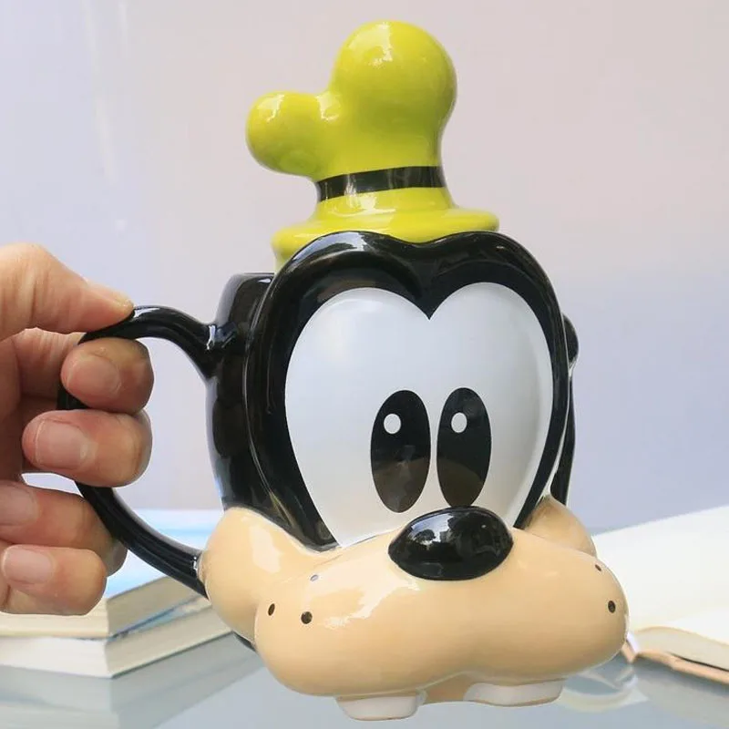 Disney Mickey Mouse Clubhouse Ceramics Action Figure Dolls Disney Goofy Goof Drinking Cup Mugs Coffee Cup Kids Gifts