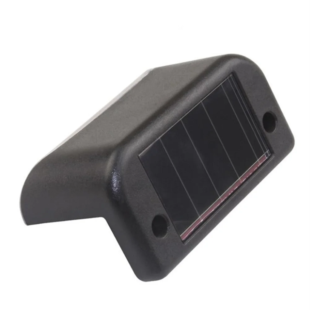 

Solar Step Lights Led Stair Deck Railing Waterproof Outdoor Security Lighting Garden Path Fence Walkway Patio Yard Lights Black