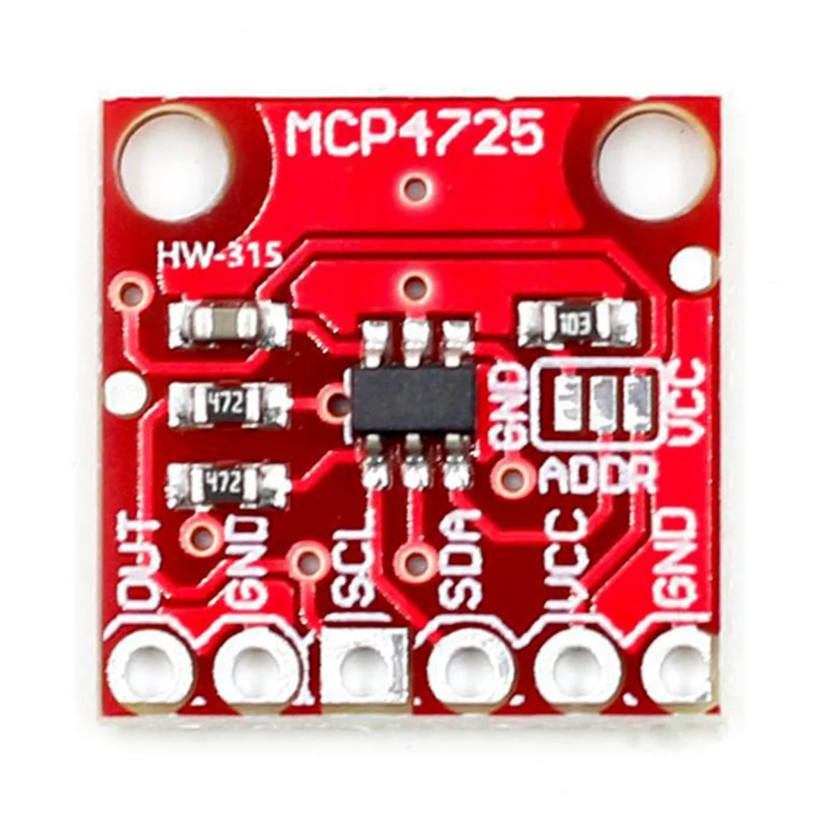 아두이노용 디지털 컨버터 모듈, 디지털-아날로그 EEPROM 개발 보드, MCP4725 I2C DAC