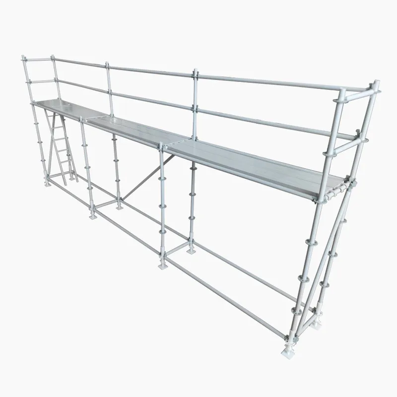 Durable Detachable Scaffolding Training Model, DIY Ring-lock Scaffold with Ladder for Construction Teaching