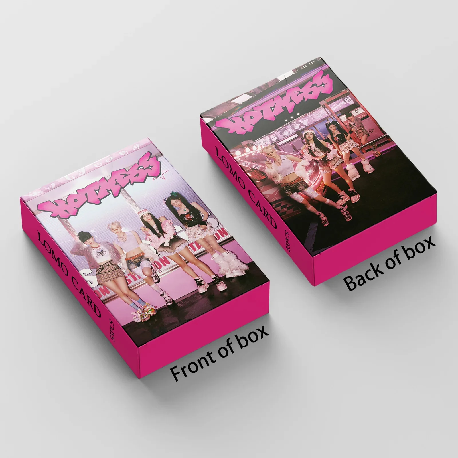 Imagem -05 - Kpop Idol Girl Group Cartões Lomo Novo Álbum Hot Mess Photocards hd Print Inverno Ningning Karina Giselle Fãs Presentes 55 Pcs por Conjunto