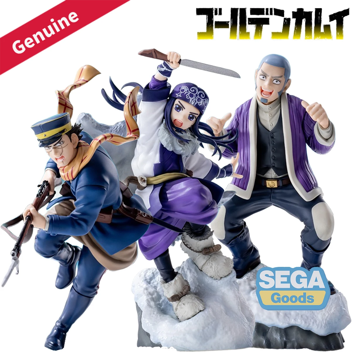 

Оригинальная оригинальная SEGA, предварительно окрашенная Xross Link Golden Kamuy Sugimoto Saichi Asirpa Shiraishi Yoshitake, аниме-фигурка, подарок, гаражный комплект