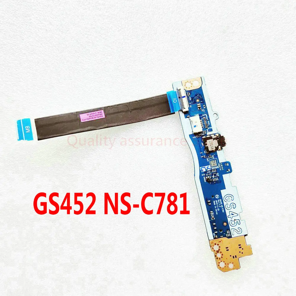 For Lenovo Ideapad 3 14IML05 14IIL05 14ITL05 81WA 81WD Audio Power Botton SD CARD READER Board 5C50S25039 GS452 NS-C781 Switch