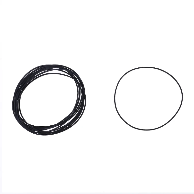 Flat Drive Belt Turntable Rubber Belt for LP Vinyl Record Player Phono 1mm Flat Drive Belt Rubber Belt 10pcs