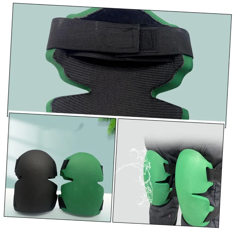 Pair Soft Foam Knee Guards Elastic Wear Resistant Pad for Builder Gardening Work Sport Universal Safety Protection Daily Goods