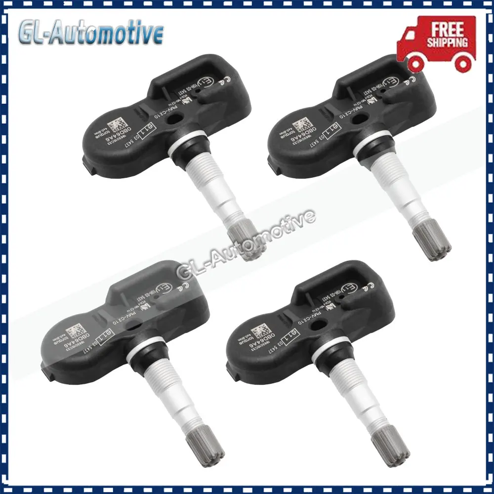 4PCS 42607-02030 TPMS 433MHZ Tire Pressure Sensor for Lexus CT ES GS GX IS LC LS LX NX RC RX Toyota Highlander RAV4 Urban Tundra