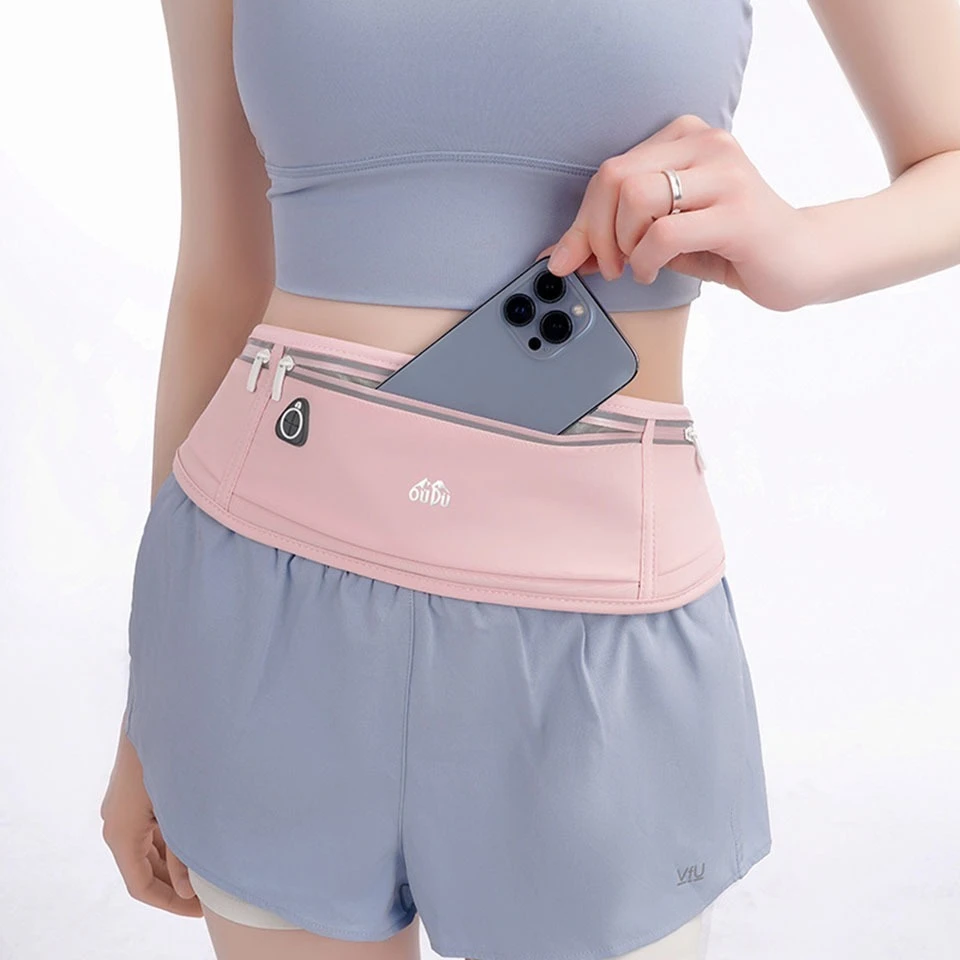 KoKossi 1Pcs Sports Waist Bag Running Phone Bag Men Women Outdoor Equipment Waterproof Invisible Mini Waist Belt Bag Fitness Bag image 5