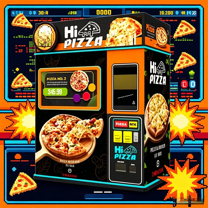 Pizza Vending Machine for Shopping Mall Low Maintenance High Profit Margin