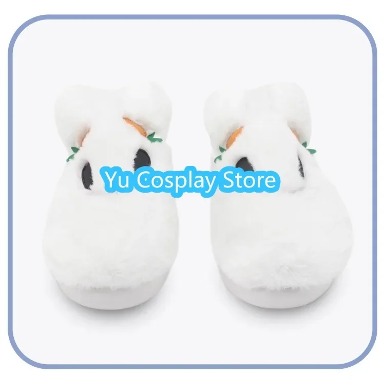 Mammy Usada Pekora Cosplay Shoes PU Leather Shoes Halloween Carnival Boots Vtuber Cosplay Prop Custom Made