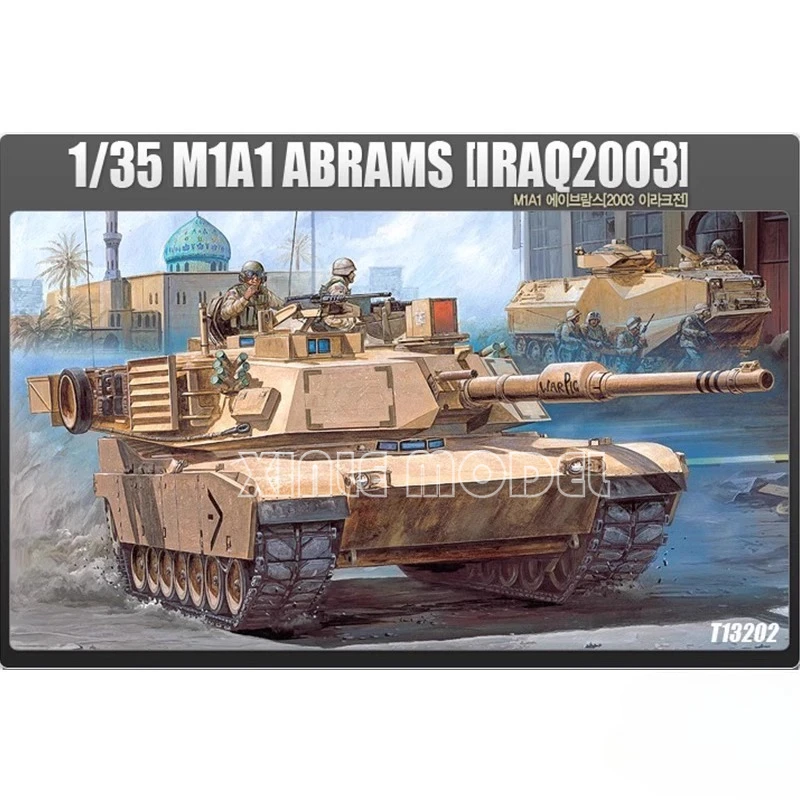 

Academy Scale Model Kit 1/35 13202 US M1A1 Abrams Main Battle