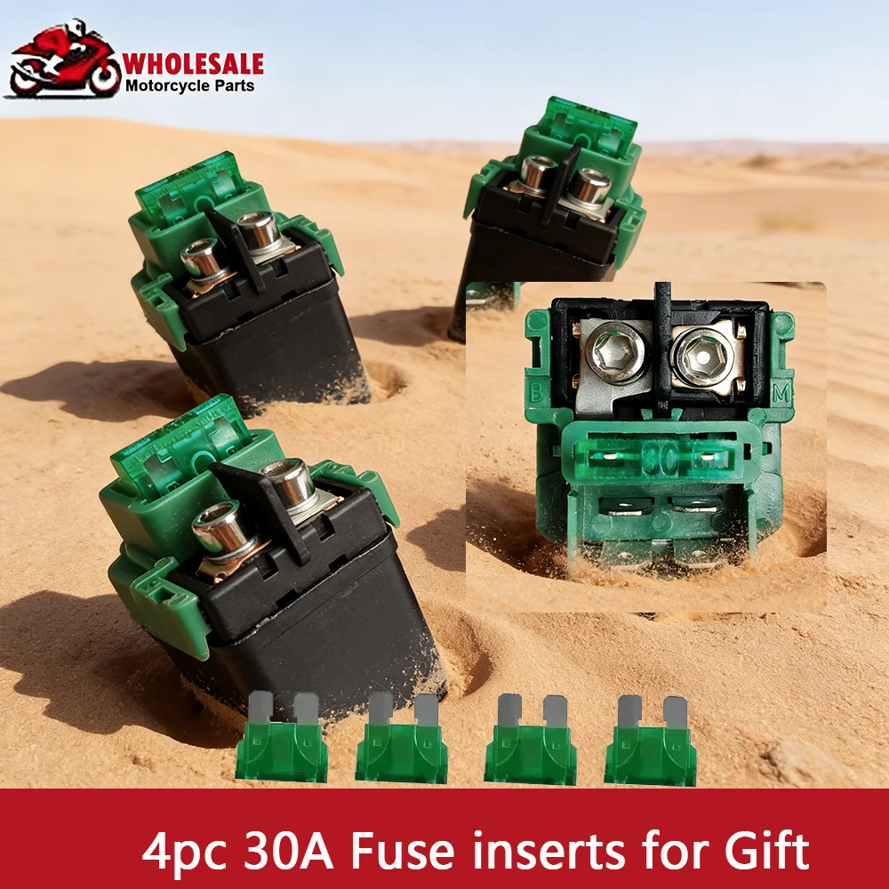 

1pc/2pc/4pc Starter Relay Solenoid Electrical for Kawasaki ZZR600 ZZR 600 ZX750 NINJA ZX-7R ZRX1100 1200 ZX-6R ZX6J ZX6R KLE650