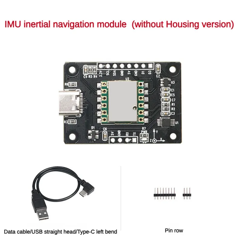 IMU نظام تحديد المواقع وحدة الملاحة بالقصور الذاتي 10 محور AHRS جيروسكوب موقف الاستشعار USB مقياس المغناطيسية ل دبابة مع جهاز للتحكم عن بُعد سيارة روبوت ROS روبوت MEMS