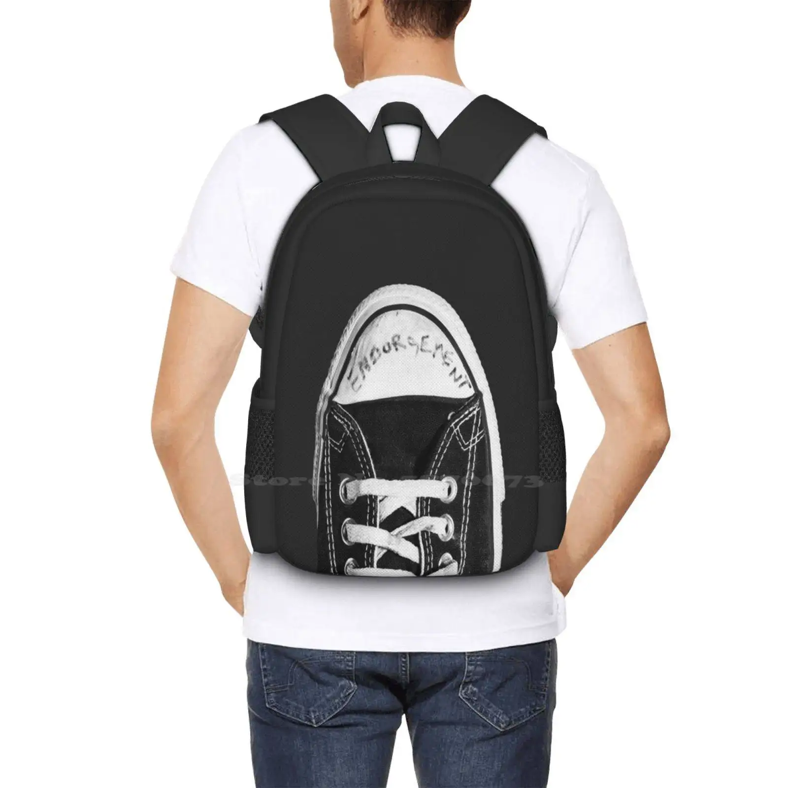 Mochila para zapatillas de deporte, bolso para hombres, mujeres, niñas, adolescentes, 27, Club, polo, agotada, música, Tv, películas, cine, Series, espectáculos de moda