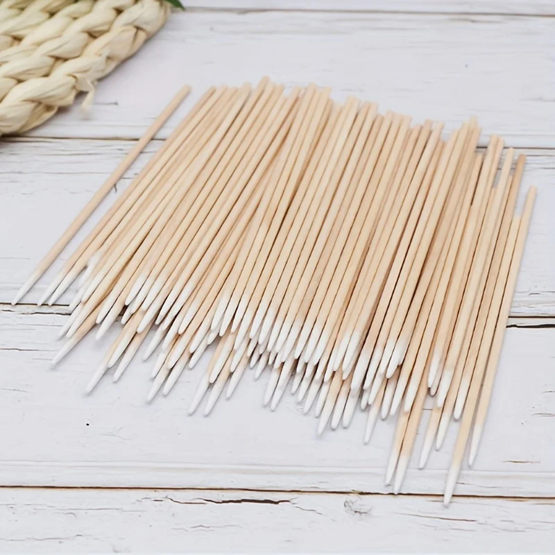 

Precise Pointed Tip, High-Quality Wood Sticks, Ergonomic Tipped Applicator for Professional Permanent Tattoo and Makeup Artists